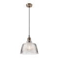 Luster na sajli ASTA 1xE27/60W/230V bronzana