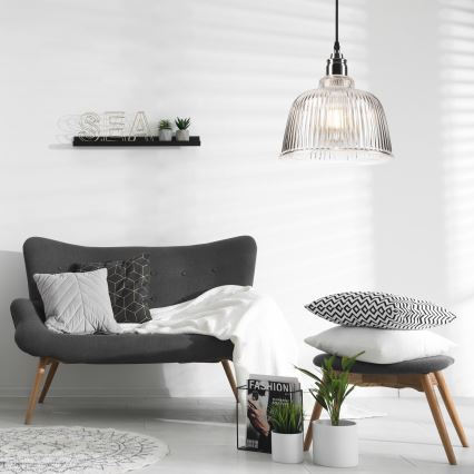 Luster na sajli ASTA 1xE27/60W/230V sjajni hrom