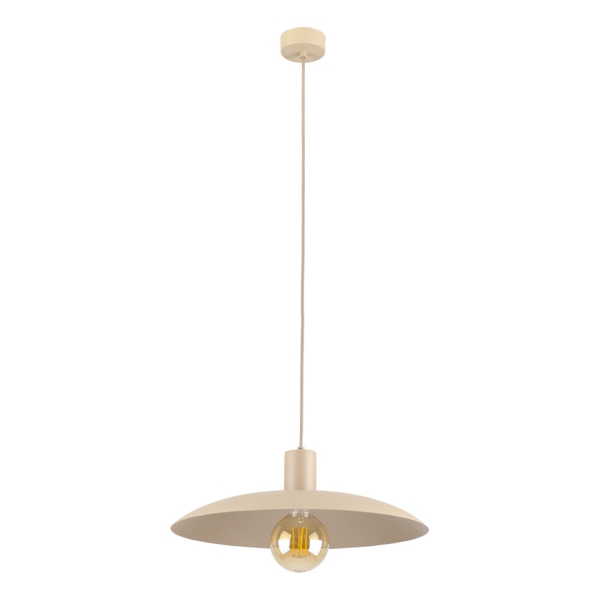 Luster na sajli ASTRA 1xE27/15W/230V pr. 41 cm bež