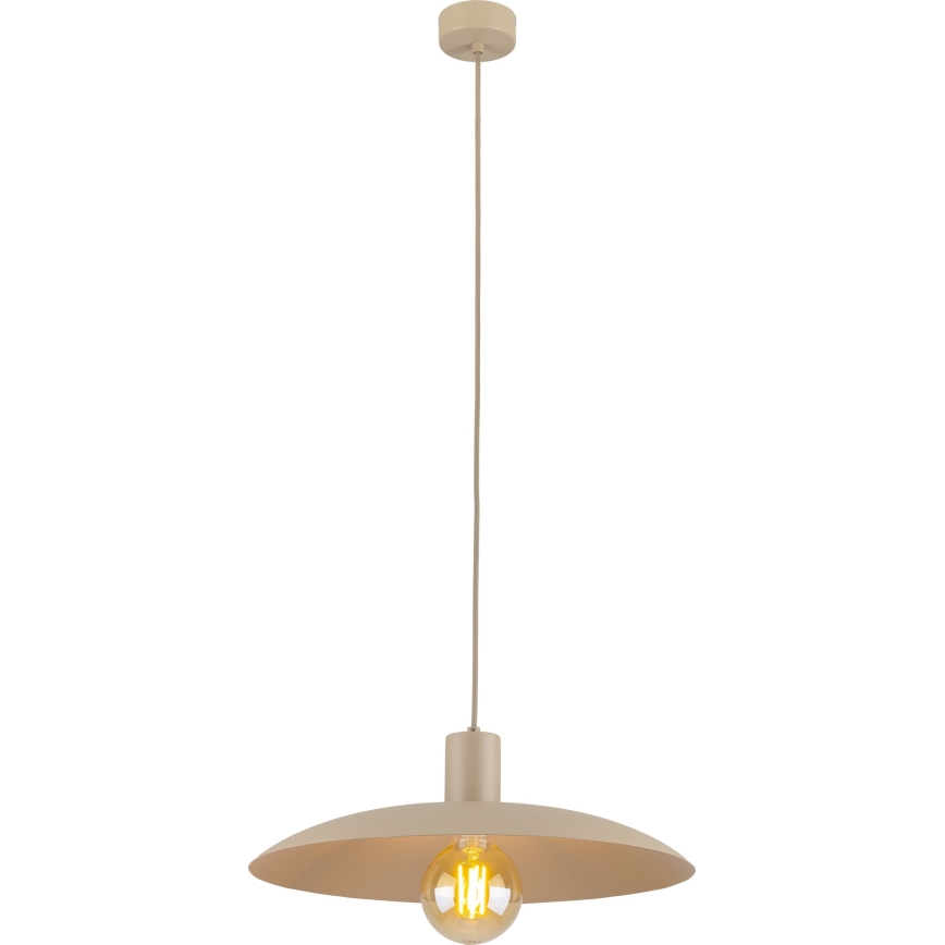 Luster na sajli ASTRA 1xE27/15W/230V pr. 41 cm bež