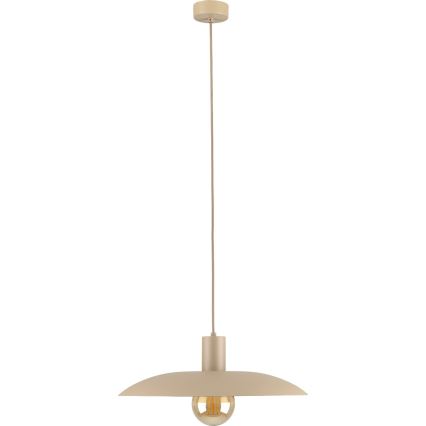 Luster na sajli ASTRA 1xE27/15W/230V pr. 41 cm bež