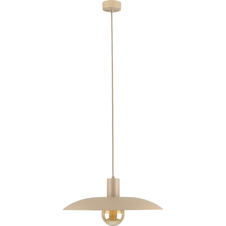 Luster na sajli ASTRA 1xE27/15W/230V pr. 41 cm bež