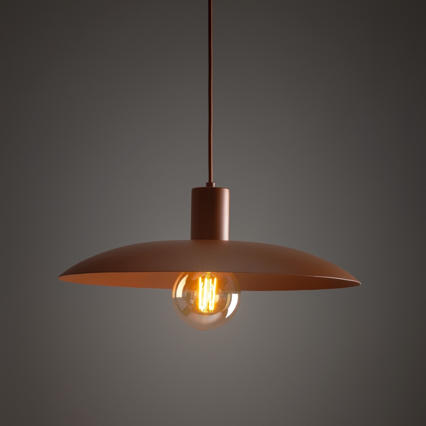 Luster na sajli ASTRA 1xE27/15W/230V pr. 41 cm cigla