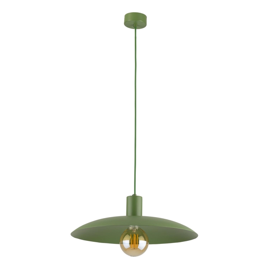 Luster na sajli ASTRA 1xE27/15W/230V pr. 41 cm zelena