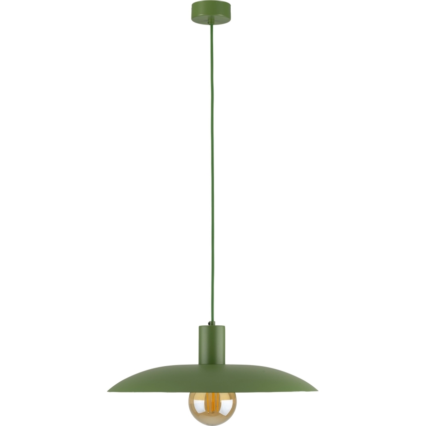 Luster na sajli ASTRA 1xE27/15W/230V pr. 41 cm zelena