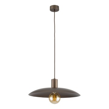 Luster na sajli ASTRA 1xE27/15W/230V prečnik 41 cm braon