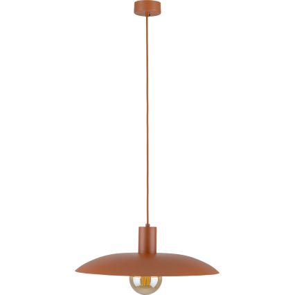 Luster na sajli ASTRA 1xE27/15W/230V Ø 41 cm u boji cigle