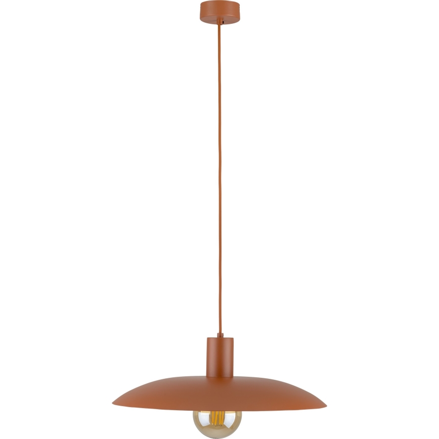 Luster na sajli ASTRA 1xE27/15W/230V Ø 41 cm u boji cigle