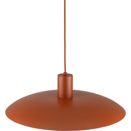 Luster na sajli ASTRA 1xE27/15W/230V Ø 41 cm u boji cigle