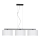 Luster na sajli ASTRA 3xE27/60W/230V bela