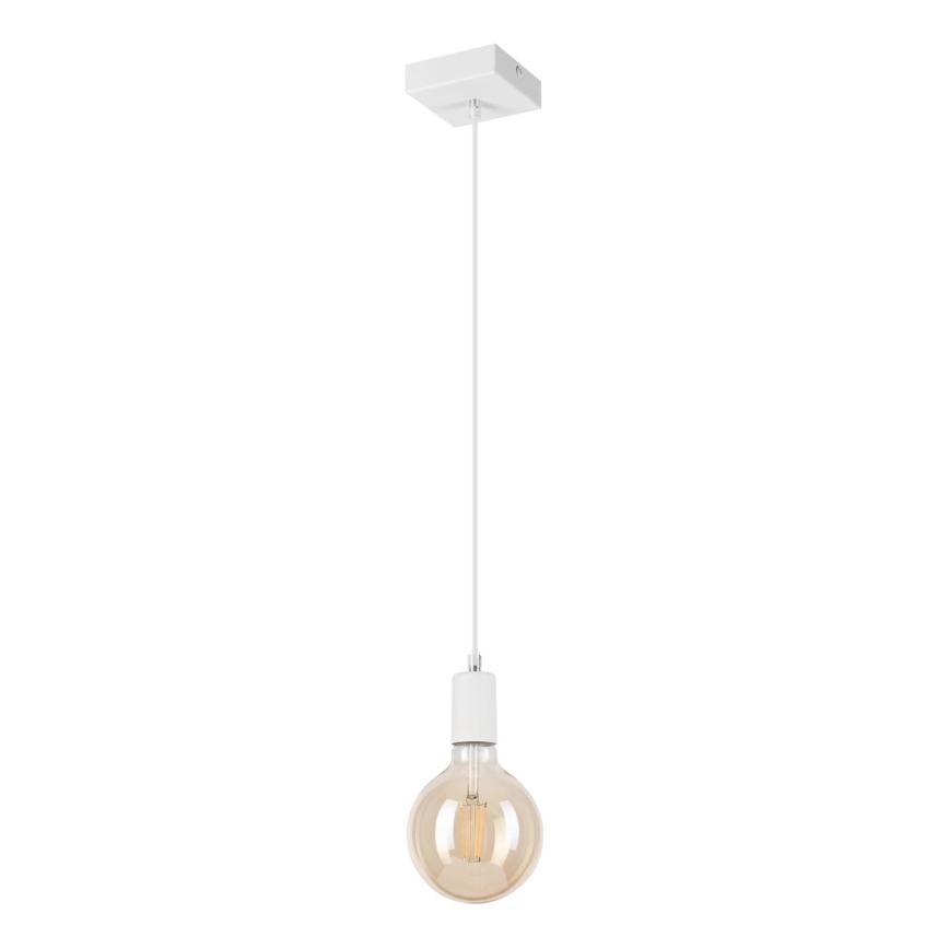 Luster na sajli ASTRID 1xE27/60W/230V bela
