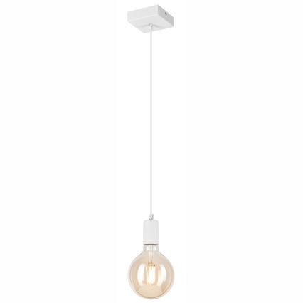 Luster na sajli ASTRID 1xE27/60W/230V bela