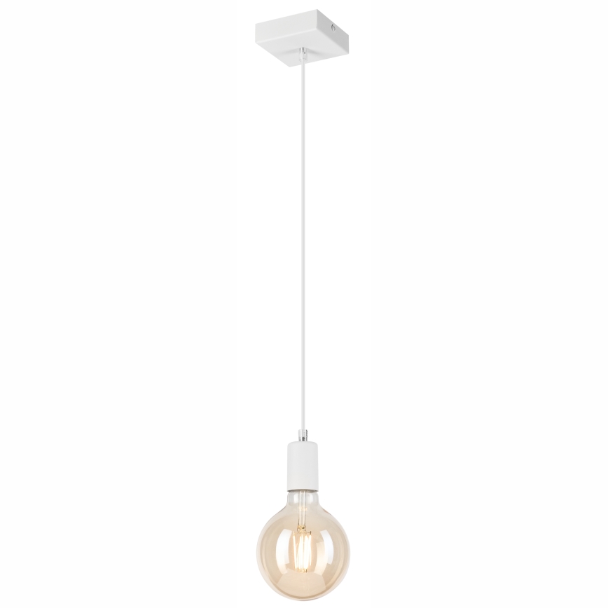 Luster na sajli ASTRID 1xE27/60W/230V bela