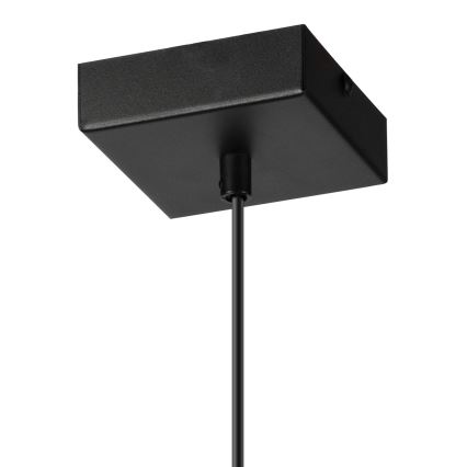 Luster na sajli ASTRID 1xE27/60W/230V matirana crno