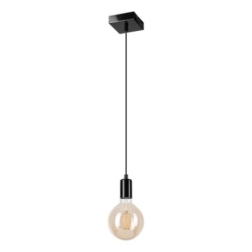 Luster na sajli ASTRID 1xE27/60W/230V sjajno crna