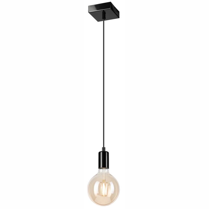 Luster na sajli ASTRID 1xE27/60W/230V sjajno crna