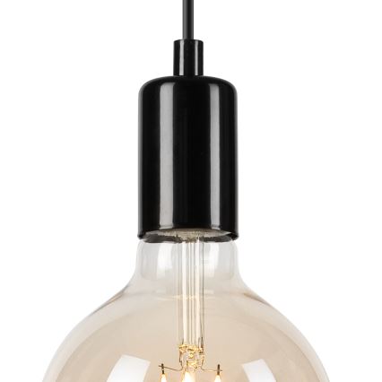 Luster na sajli ASTRID 1xE27/60W/230V sjajno crna
