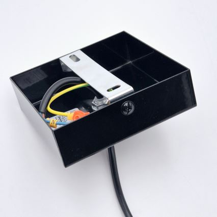 Luster na sajli ASTRID 1xE27/60W/230V sjajno crna