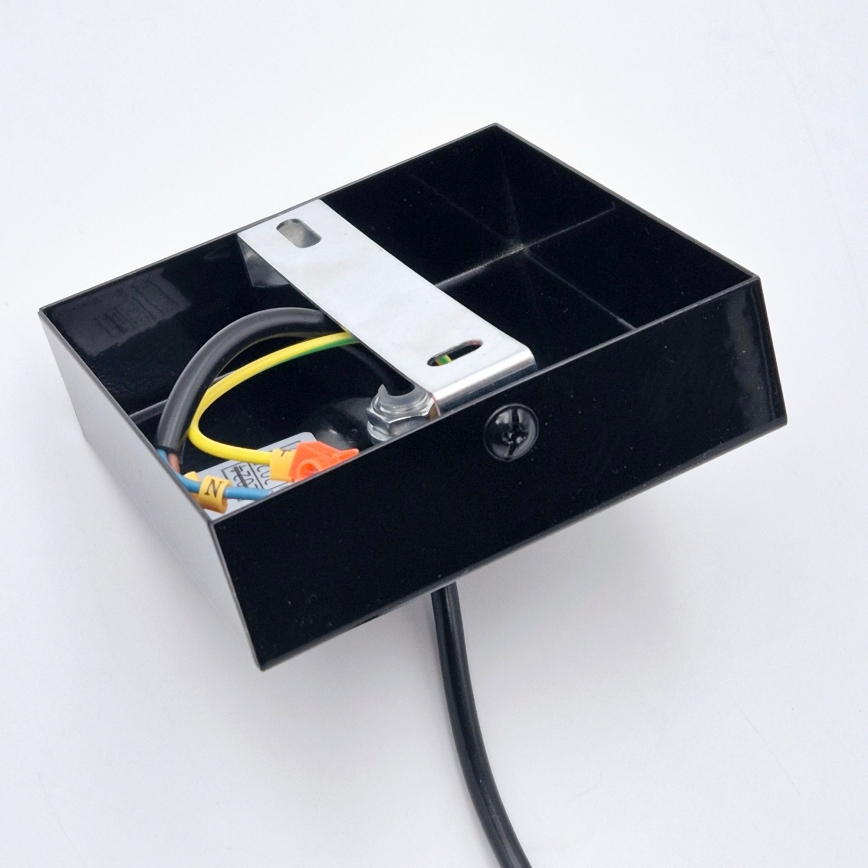 Luster na sajli ASTRID 1xE27/60W/230V sjajno crna