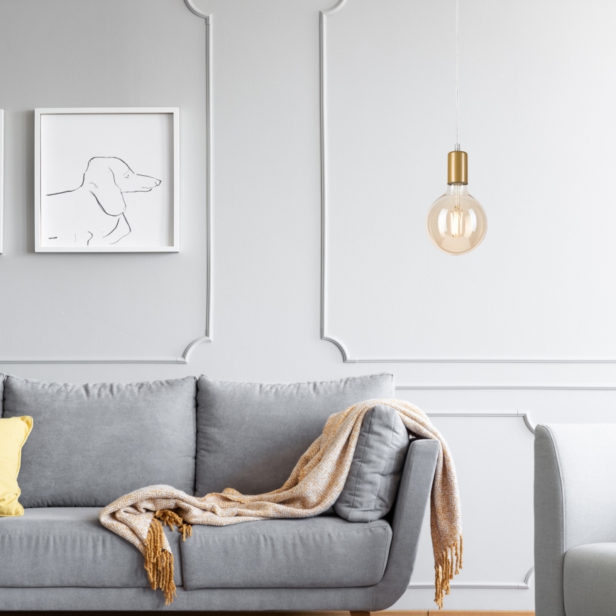 Luster na sajli ASTRID 1xE27/60W/230V zlatna