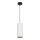 Luster na sajli AVALO 1xE27/60W/230V bela
