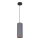 Luster na sajli AVALO 1xE27/60W/230V sivo