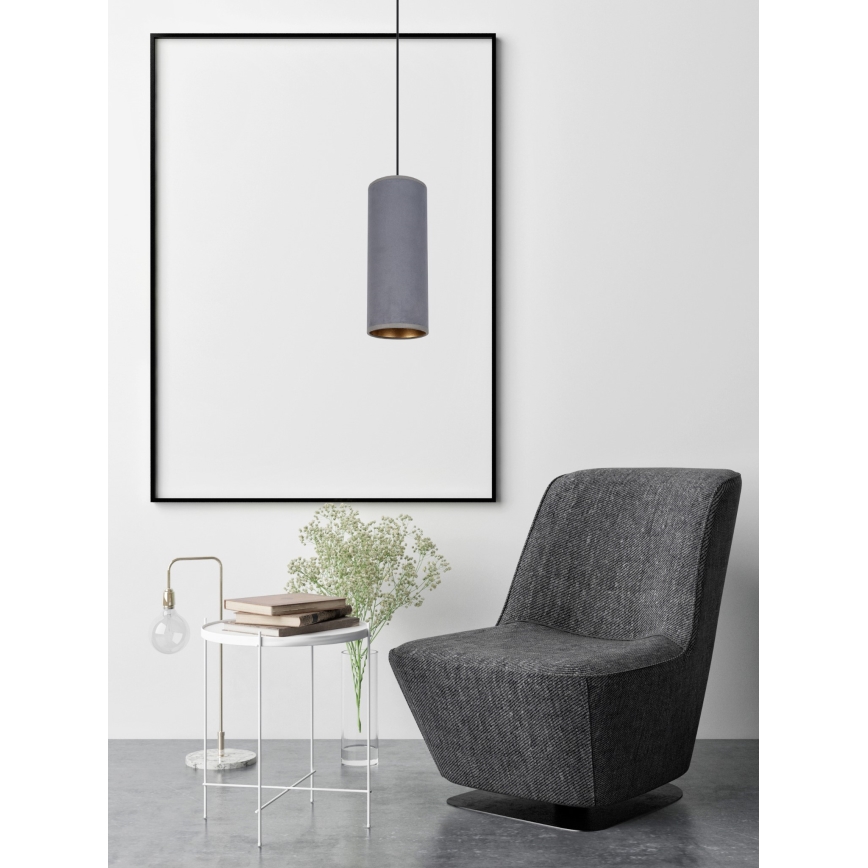 Luster na sajli AVALO 1xE27/60W/230V sivo
