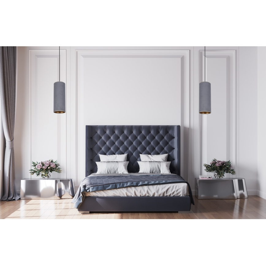 Luster na sajli AVALO 1xE27/60W/230V sivo