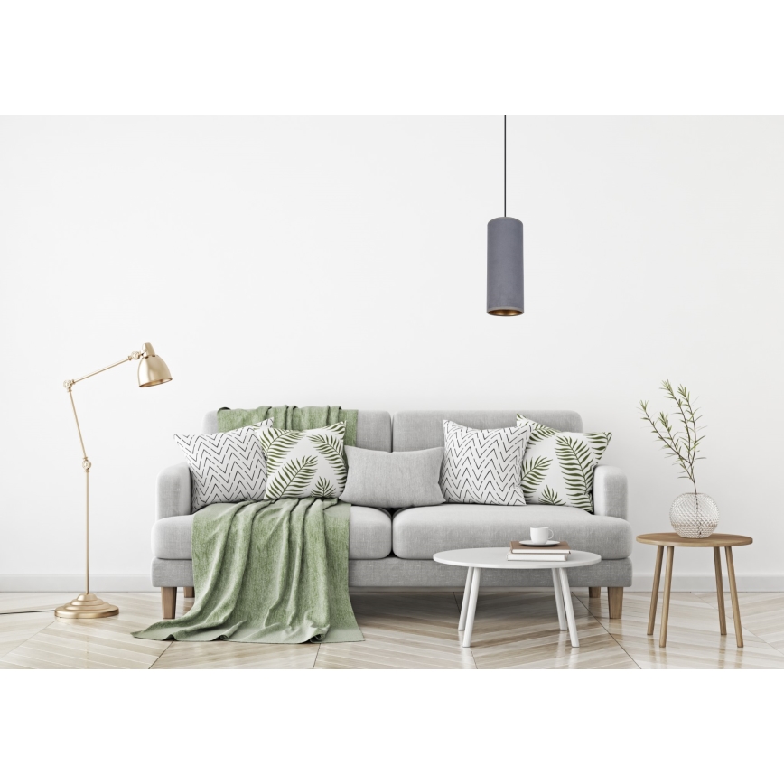 Luster na sajli AVALO 1xE27/60W/230V sivo