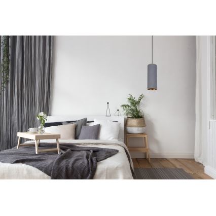 Luster na sajli AVALO 1xE27/60W/230V sivo