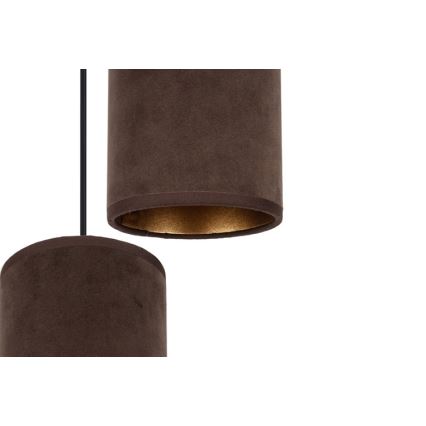 Luster na sajli AVALO 2xE27/60W/230V braon