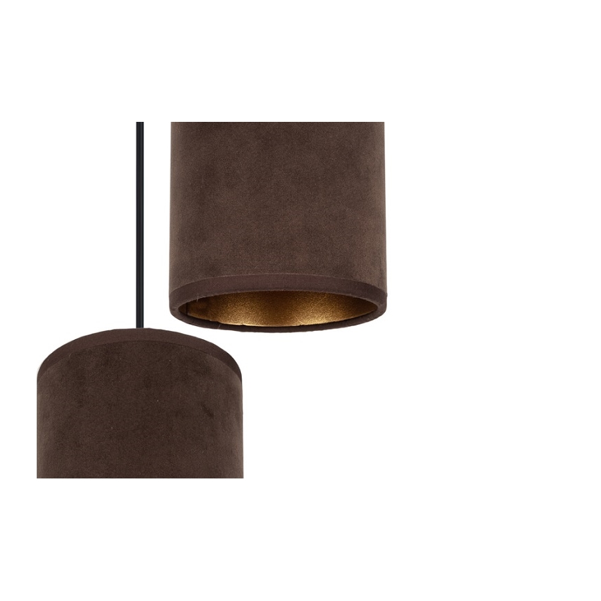 Luster na sajli AVALO 2xE27/60W/230V braon
