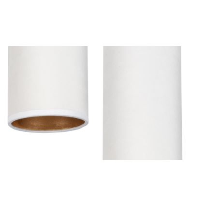 Luster na sajli AVALO 2xE27/60W/230V pr. 20 cm bela