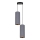 Luster na sajli AVALO 2xE27/60W/230V pr. 20 cm sivo
