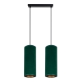 Luster na sajli AVALO 2xE27/60W/230V zelena