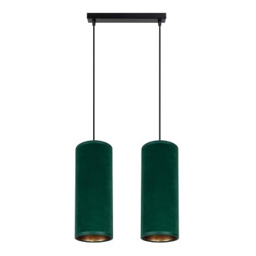 Luster na sajli AVALO 2xE27/60W/230V zelena