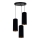 Luster na sajli AVALO 3xE27/60W/230V pr. 35 cm crno