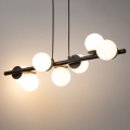Luster na sajli AVOLA 7xG9/12W/230V crno