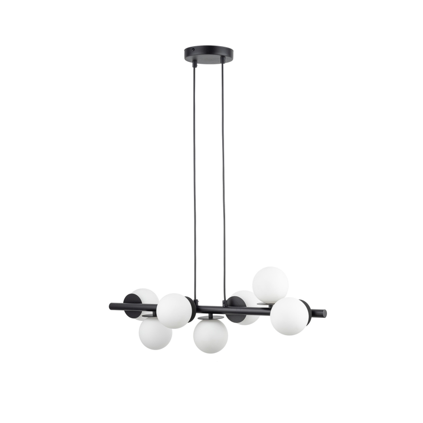 Luster na sajli AVOLA 7xG9/12W/230V crno