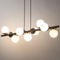 Luster na sajli AVOLA 9xG9/12W/230V crno