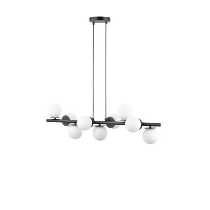Luster na sajli AVOLA 9xG9/12W/230V crno