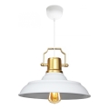 Luster na sajli AYD 1xE27/40W/230V beli/zlatni