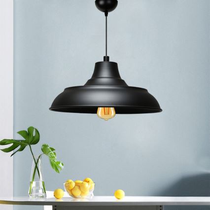 Luster na sajli AYD 1xE27/40W/230V crna