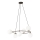 Luster na sajli AZURA 6xE14/10W/230V crno/bela
