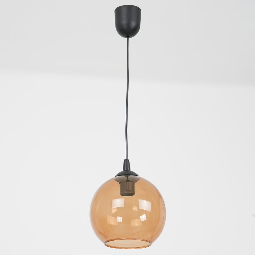 Luster na sajli BALL 1xE27/60W/230V pr. 20 cm bež