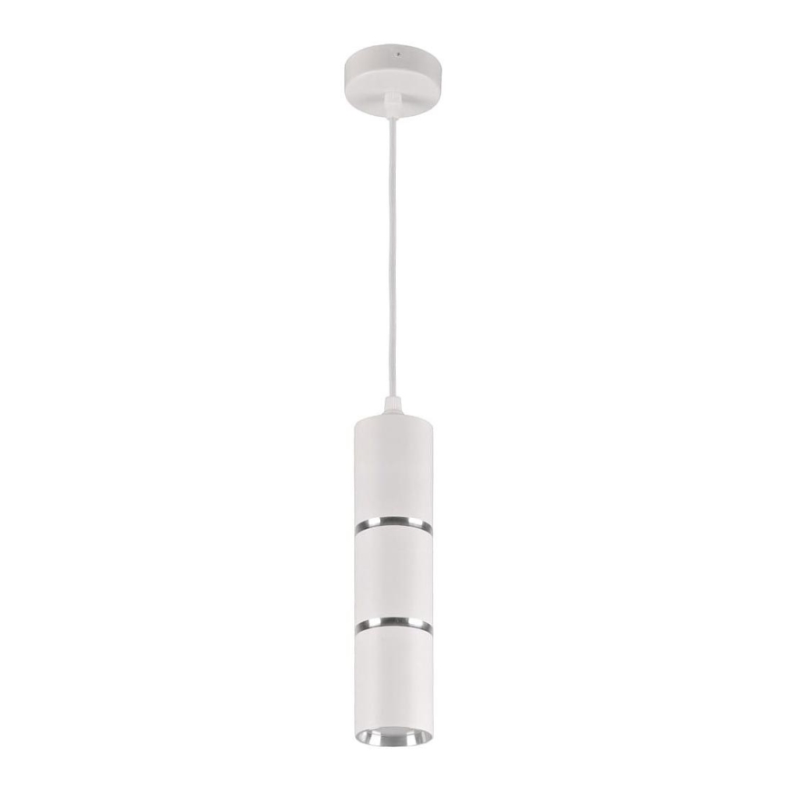 Luster na sajli BAMBOO 1xGU10/10W/230V bela