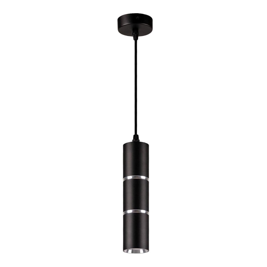 Luster na sajli BAMBOO 1xGU10/10W/230V crno