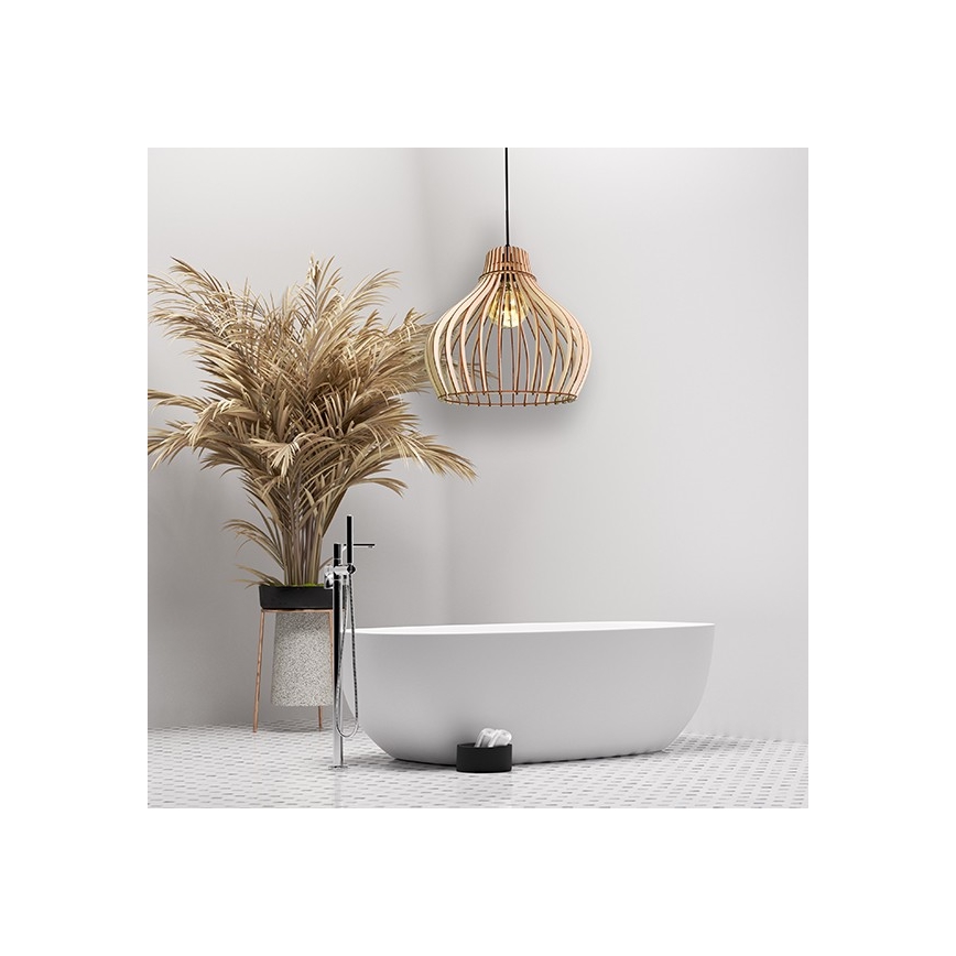 Luster na sajli BARREL 1xE27/24W/230V pr. 38 cm