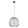 Luster na sajli BELL 1xG9/12W/230V pr. 33 cm crno/zlatna