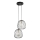 Luster na sajli BELL 2xG9/12W/230V crno/zlatna